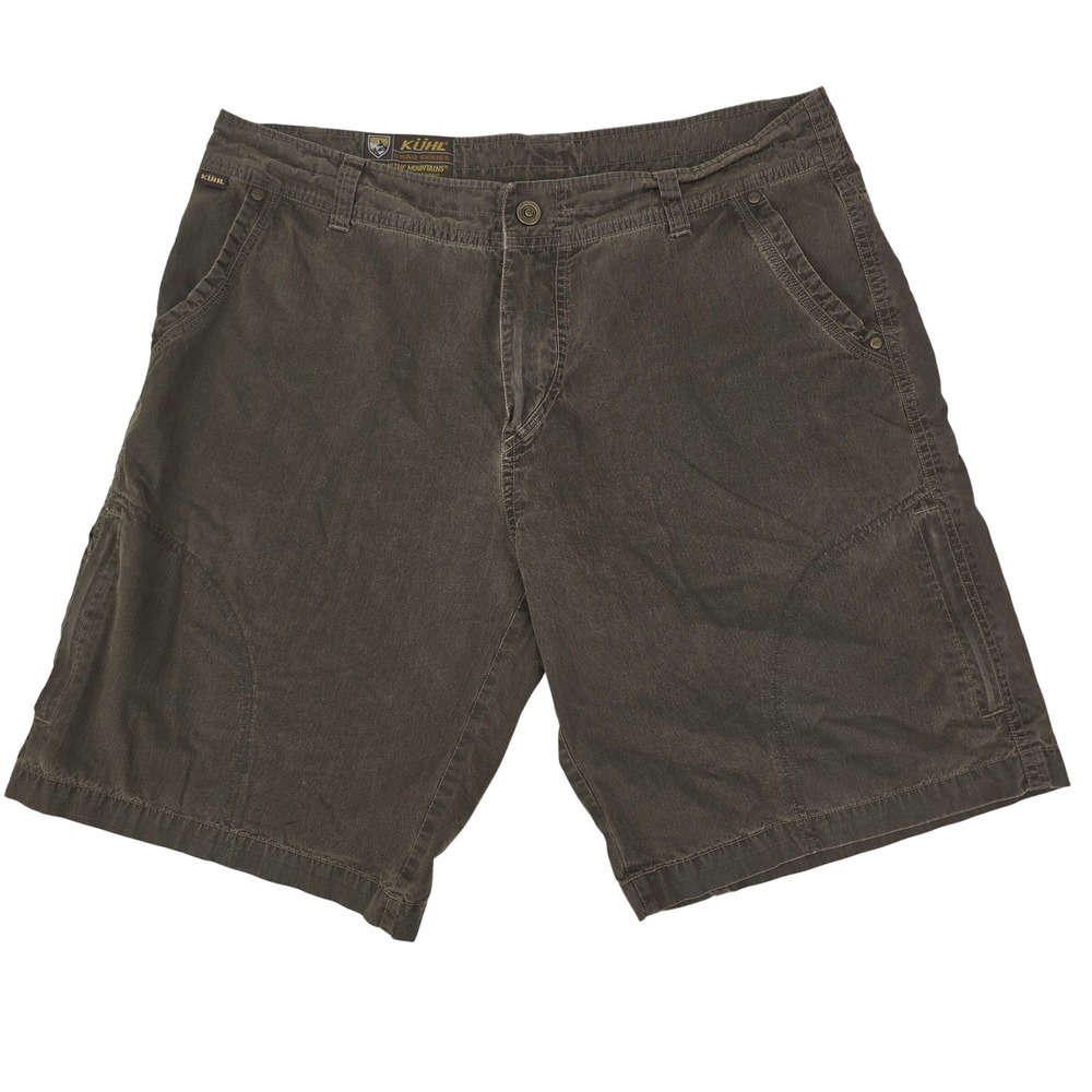Kuhl Crag Series Shorts Mens Size 36 Brown Hiking Cargo Rugged Outdoor Utility